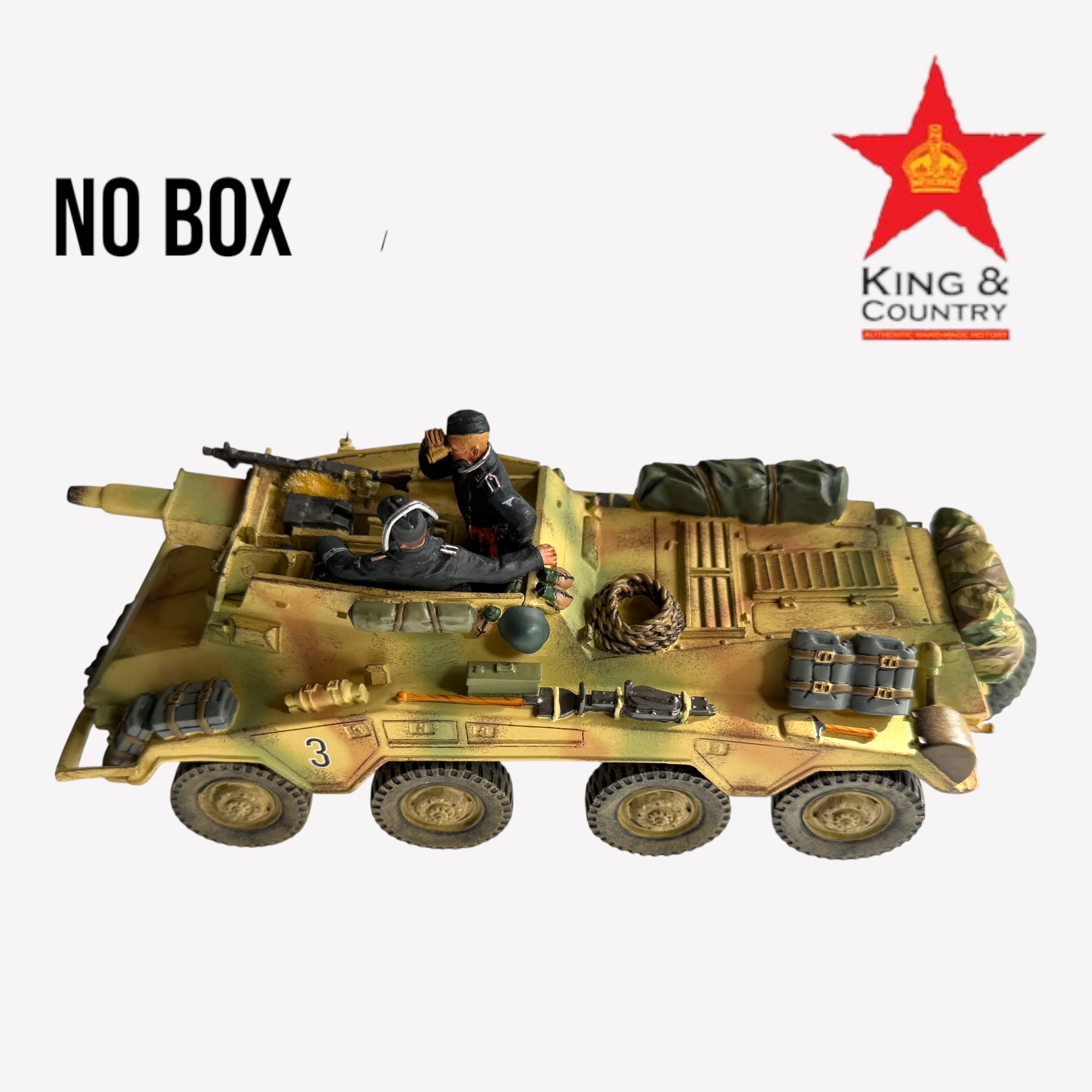  Product image 2 of the product “SD KFZ 234/3 plus  2 Figuren No Box ”