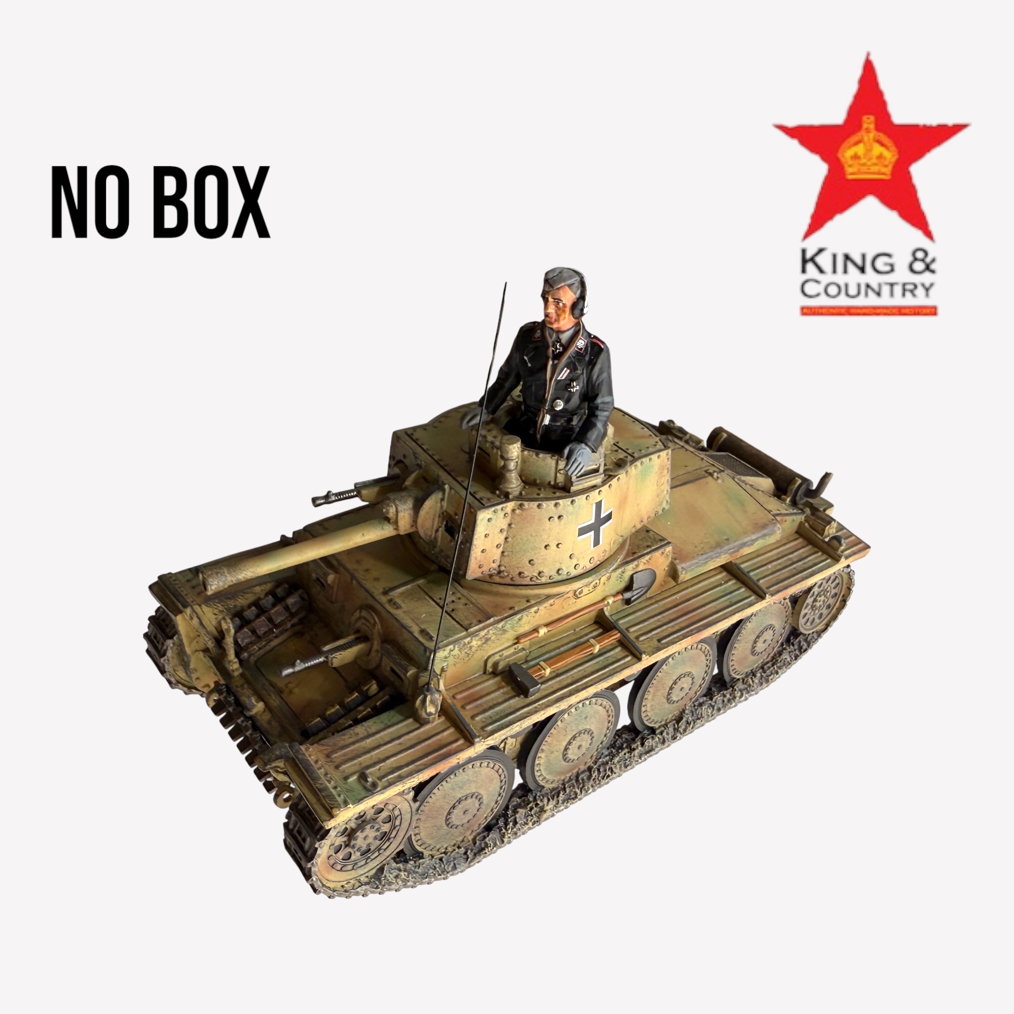  Product image 2 of the product “PZKPFW 38 (T) LE100 BY KING & COUNTRY (RETIRED) (No Box) ”
