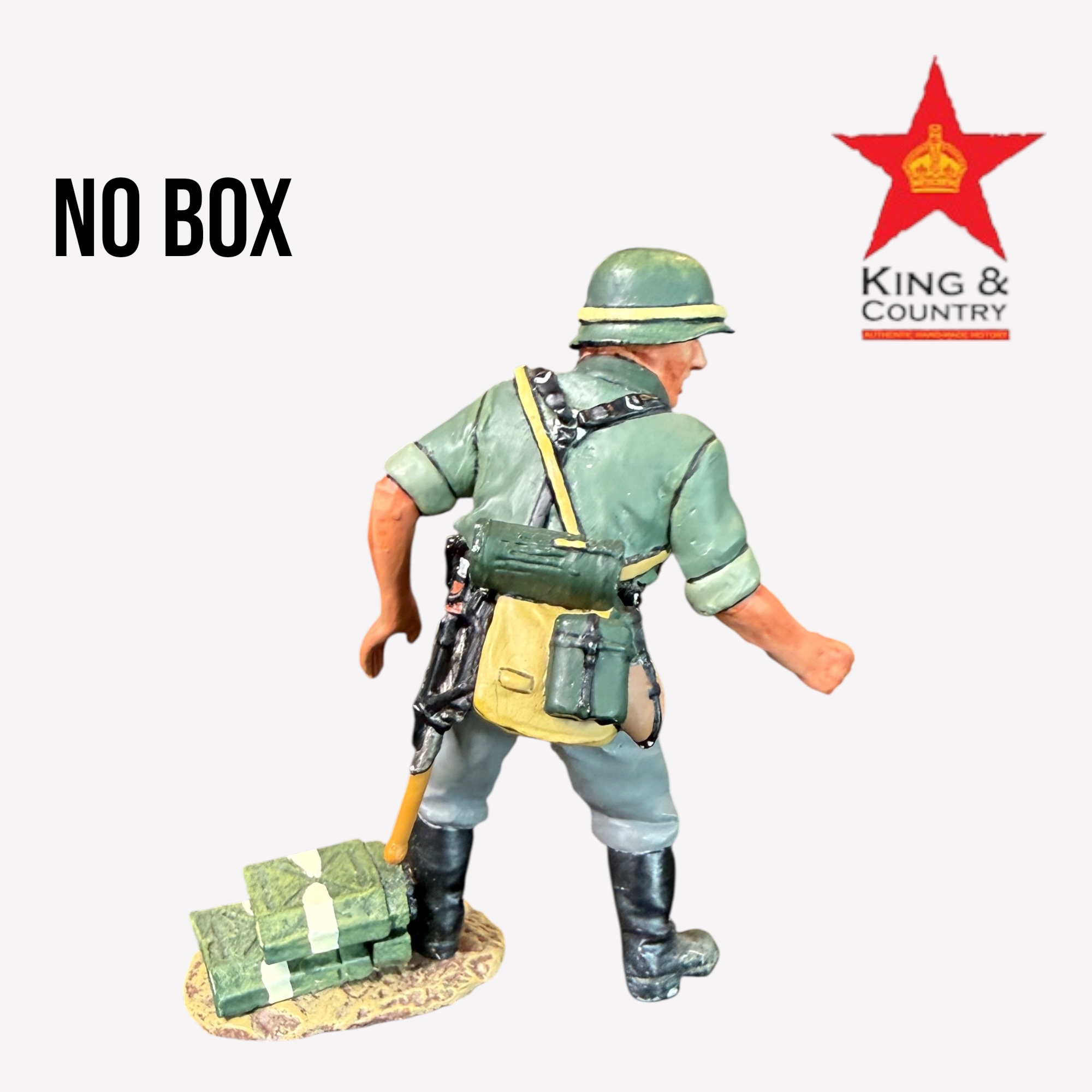  Product image 2 of the product “37mm ANTI TANK GUN Crew  BY KING AND COUNTRY (RETIRED) (No Box) ”