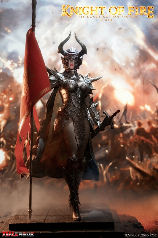  Artikelbild 2 des Artikels “Knight of Fire- Black - 1:6 Scale Action Figure “
