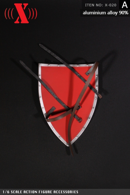  Artikelbild 2 des Artikels “Knight Shield (Red)  Metal 1:6 “