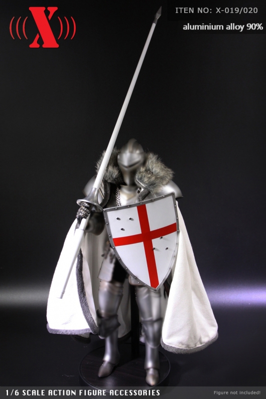  Artikelbild 2 des Artikels “Knight Shield (White)  Metal 1:6 “