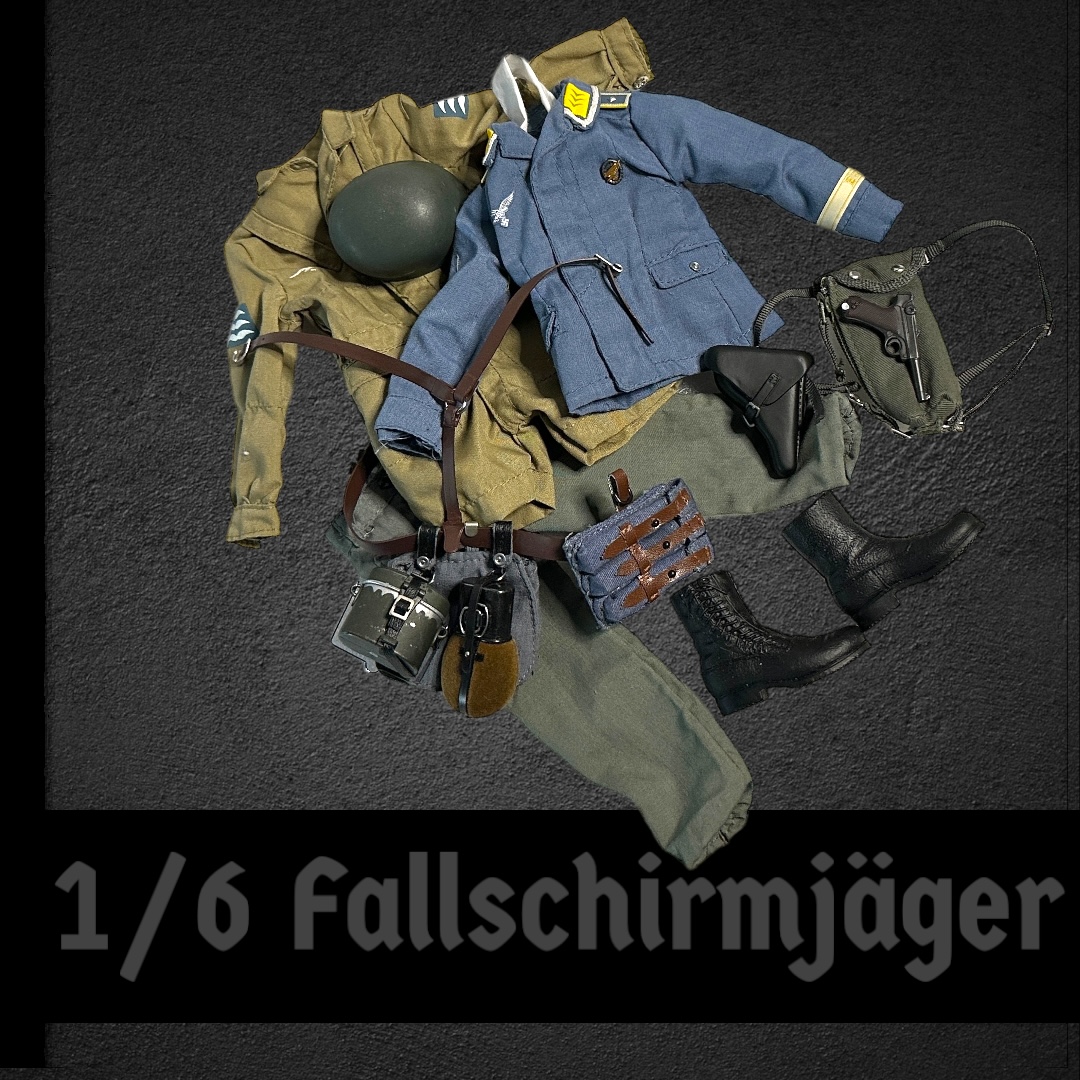  Artikelbild 2 des Artikels “Fallschirmjäger Kreta Uniform und Zubehör Set M38 1/6 “