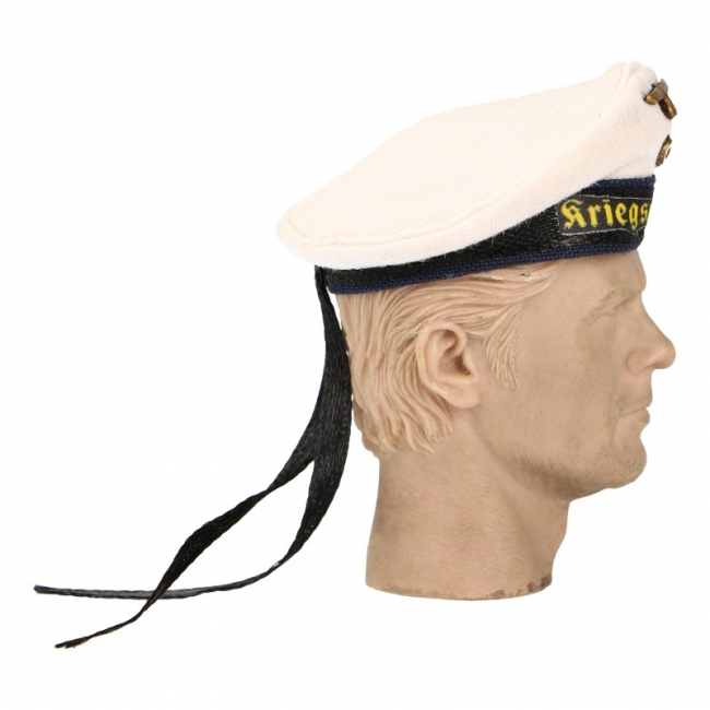  Product image 2 of the product “Kriegsmarine Seaman Tellermütze Cap (White)  1/6 de lux ”