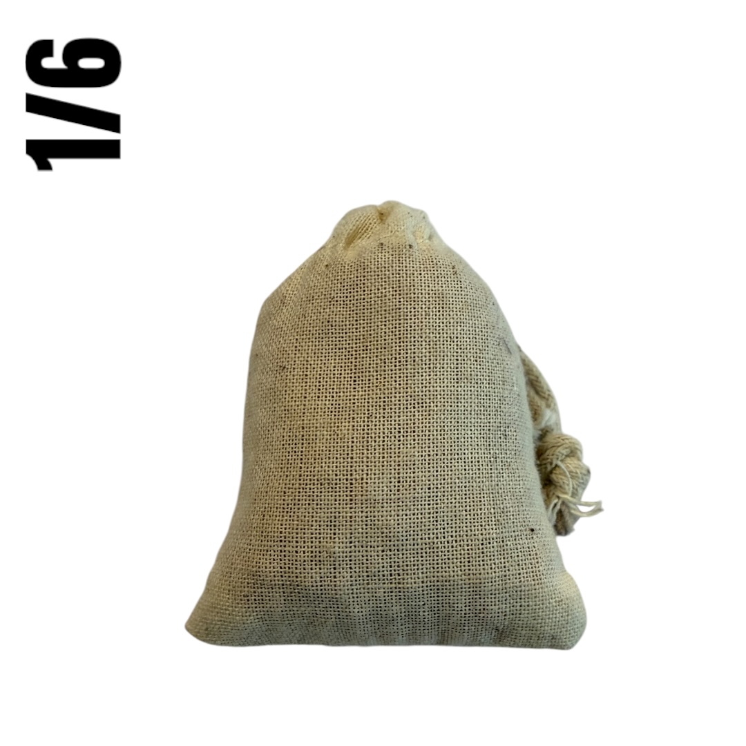  Artikelbild 2 des Artikels “Leinensack gefüllt, Sandbag, mit Schnur, handmade “