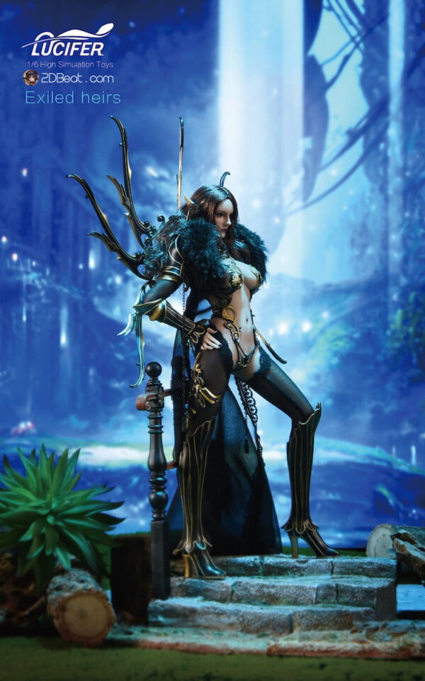  Product image 2 of the product “Demon Dark Elf The Exiled Heir 1/6 Action Figure LUCIFER ”