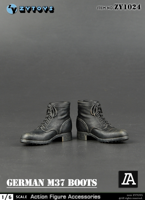  Product image 2 of the product “M37 German  Fieldboots  (Black) 1/6 ”