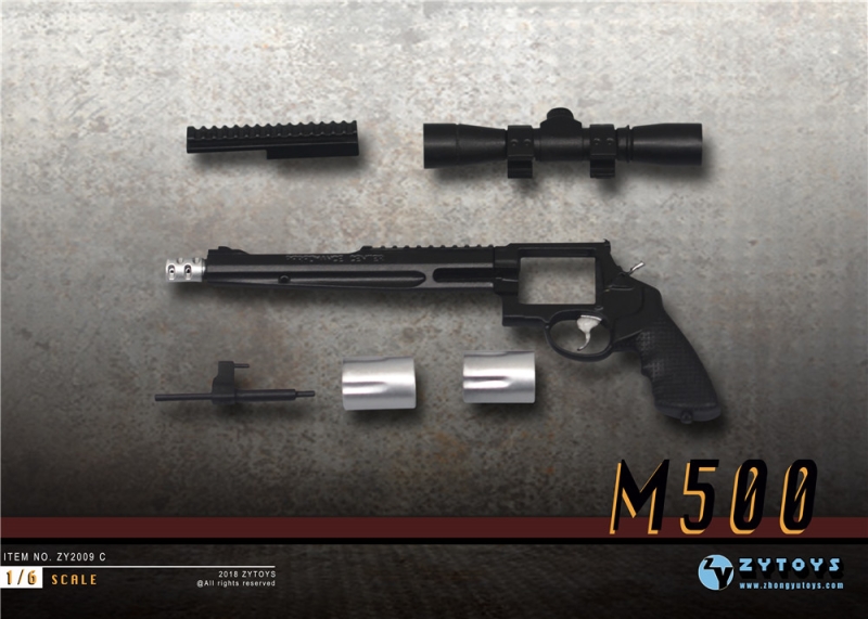 Artikelbild 2 des Artikels “M500 Pistol (Black) Kunststoff im Maßstab 1:6 “
