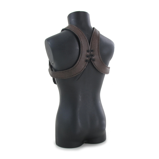  Product image 2 of the product “Leather Suspenders (Brown)  1/6 ”