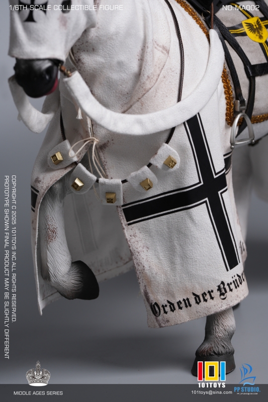  Artikelbild 2 des Artikels “1/6  Medieval Teutonic Warhorse (White) “