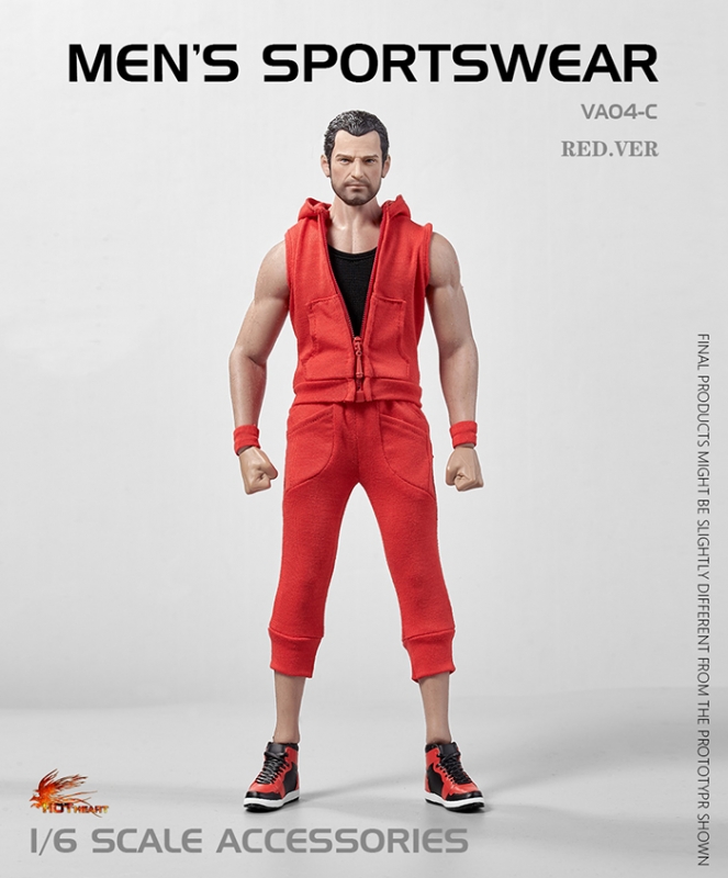  Artikelbild 2 des Artikels “Men's Sportwear Set (Red) 1:6 “