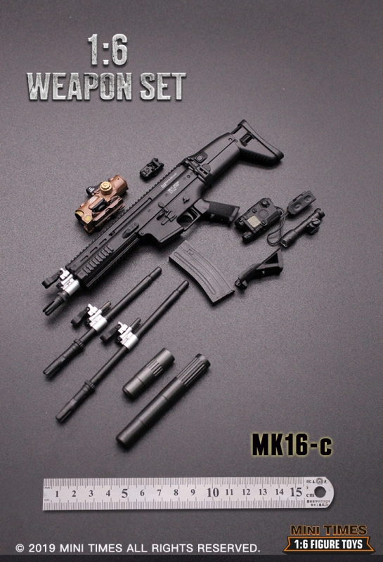  Product image 2 of the product “MK16 Assault Rifle (Black) 1/6 ”