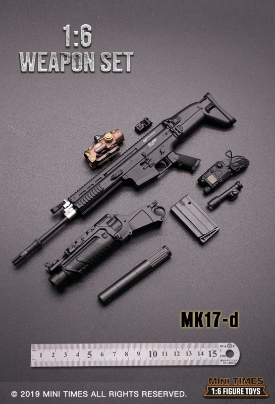  Product image 2 of the product “MK17 Assault Rifle (Black) 1/6 ”