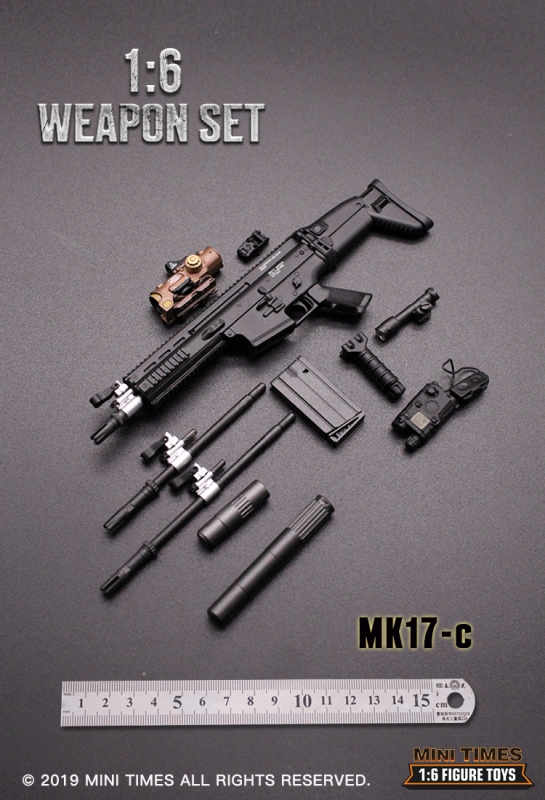  Artikelbild 2 des Artikels “MK17 Assault Rifle (Black) 1/6 “