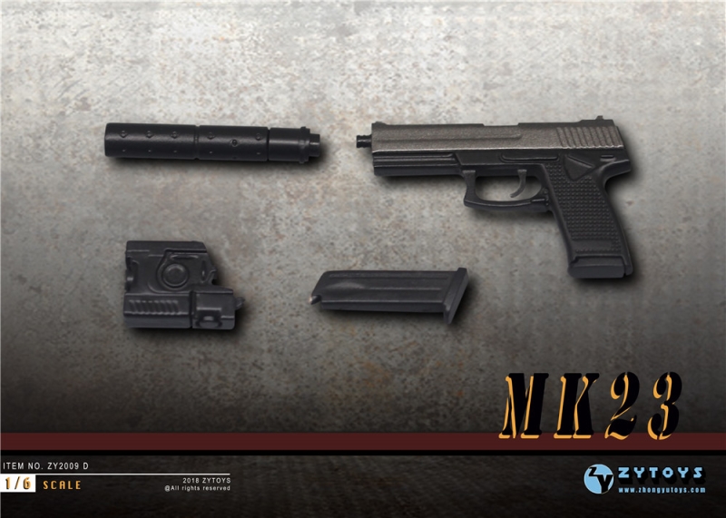  Artikelbild 2 des Artikels “MK23 Pistol (Grey) Kunststoff im Maßstab 1:6 “