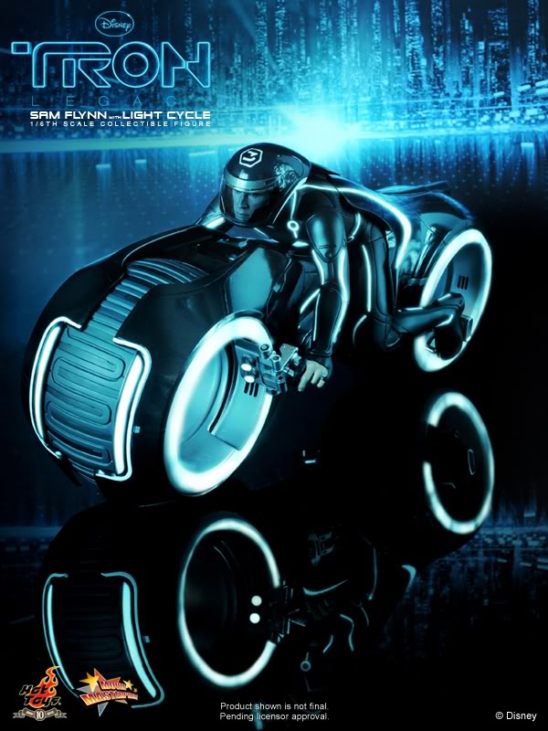  Artikelbild 2 des Artikels “1:6th scale Sam Flynn Collectible Figure with Light Cycle “