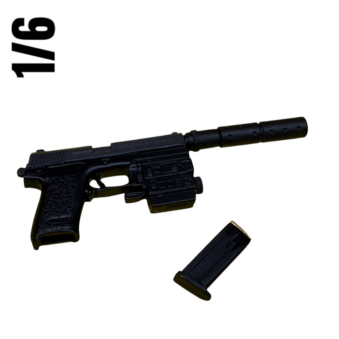  Artikelbild 2 des Artikels “1/6  HK SOCOM Pistol with Silencer  (Black) “