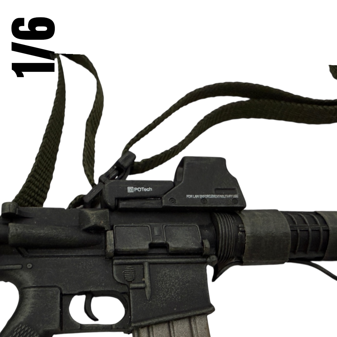  Product image 2 of the product “1:6 M16A2  Carbine Telescopic Stock sight ”