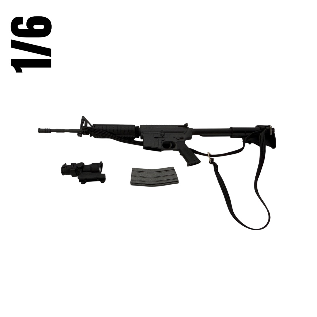  Product image 2 of the product “1:6 M16A2  Carbine Telescopic Stock sight ”