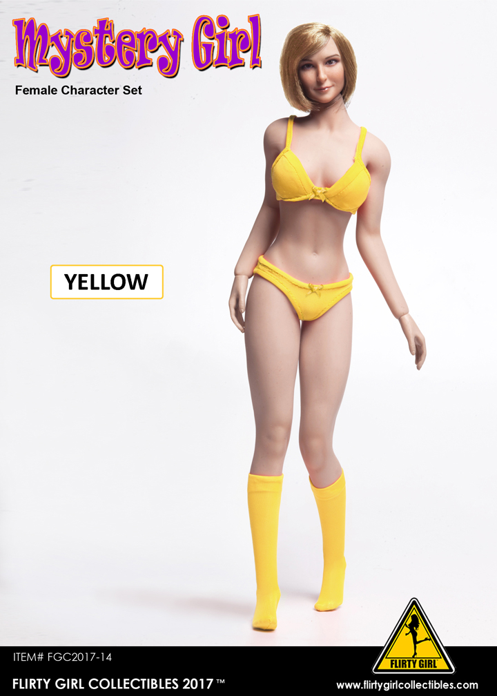  Artikelbild 2 des Artikels “Mystery Girl Set (Yellow) Maßstab 1:6 mit Kopf “