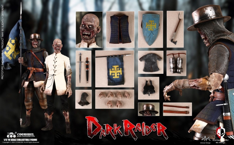  Artikelbild 2 des Artikels “NIGHTMARE SEIRES (DIECAST ALLOY)  DARK RAIDER  1:6 Figure “