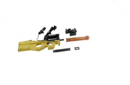  Product image 2 of the product “Hot Toys Wepon Set 2 P90 Tan ”