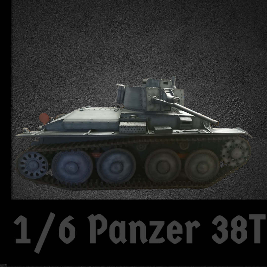  Artikelbild 2 des Artikels “Panzerkampfwagen 38 (t) 1:6 (Bausatz) “
