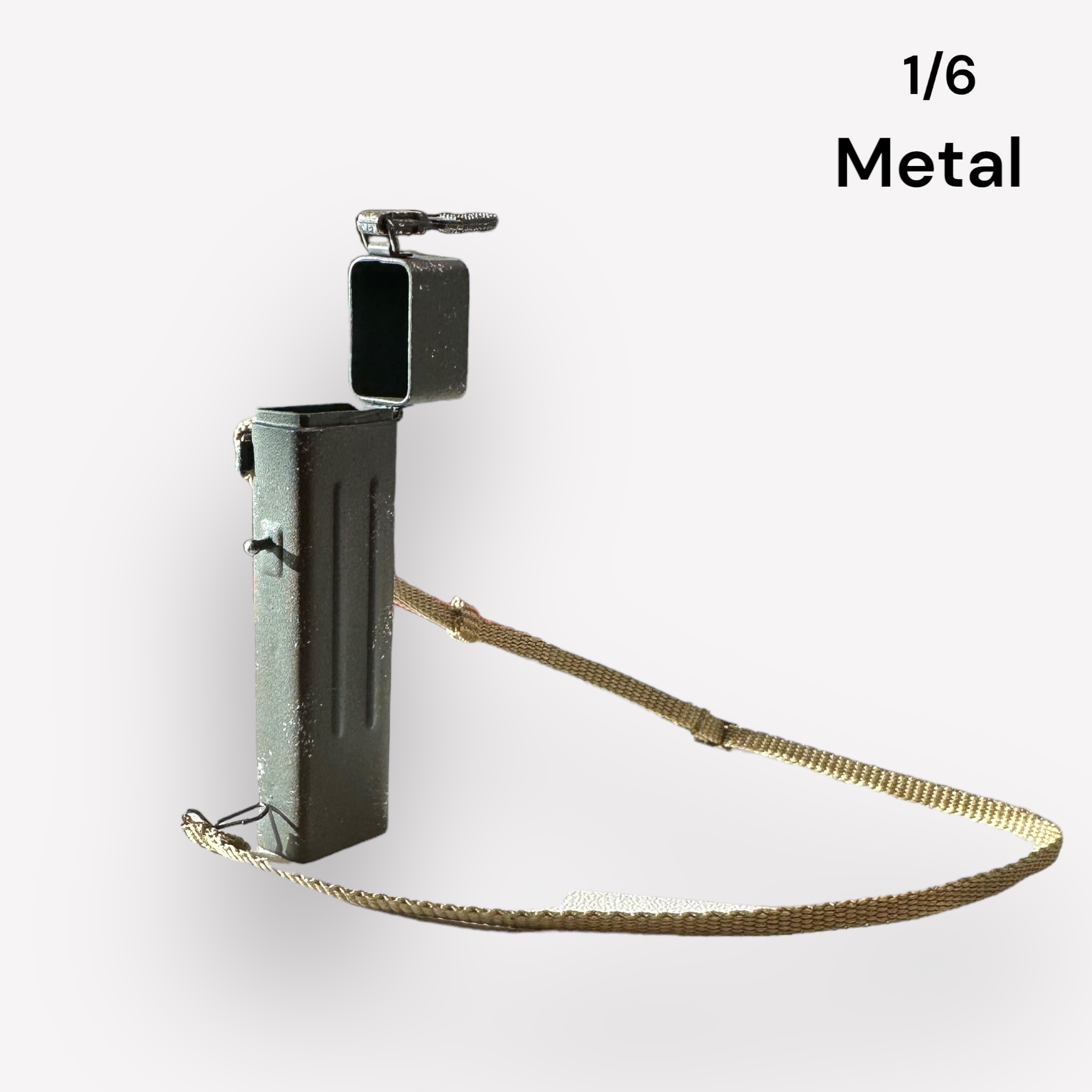  Product image 2 of the product “WWII German K98 Sniper Rifle Scope Case (Metal) ”
