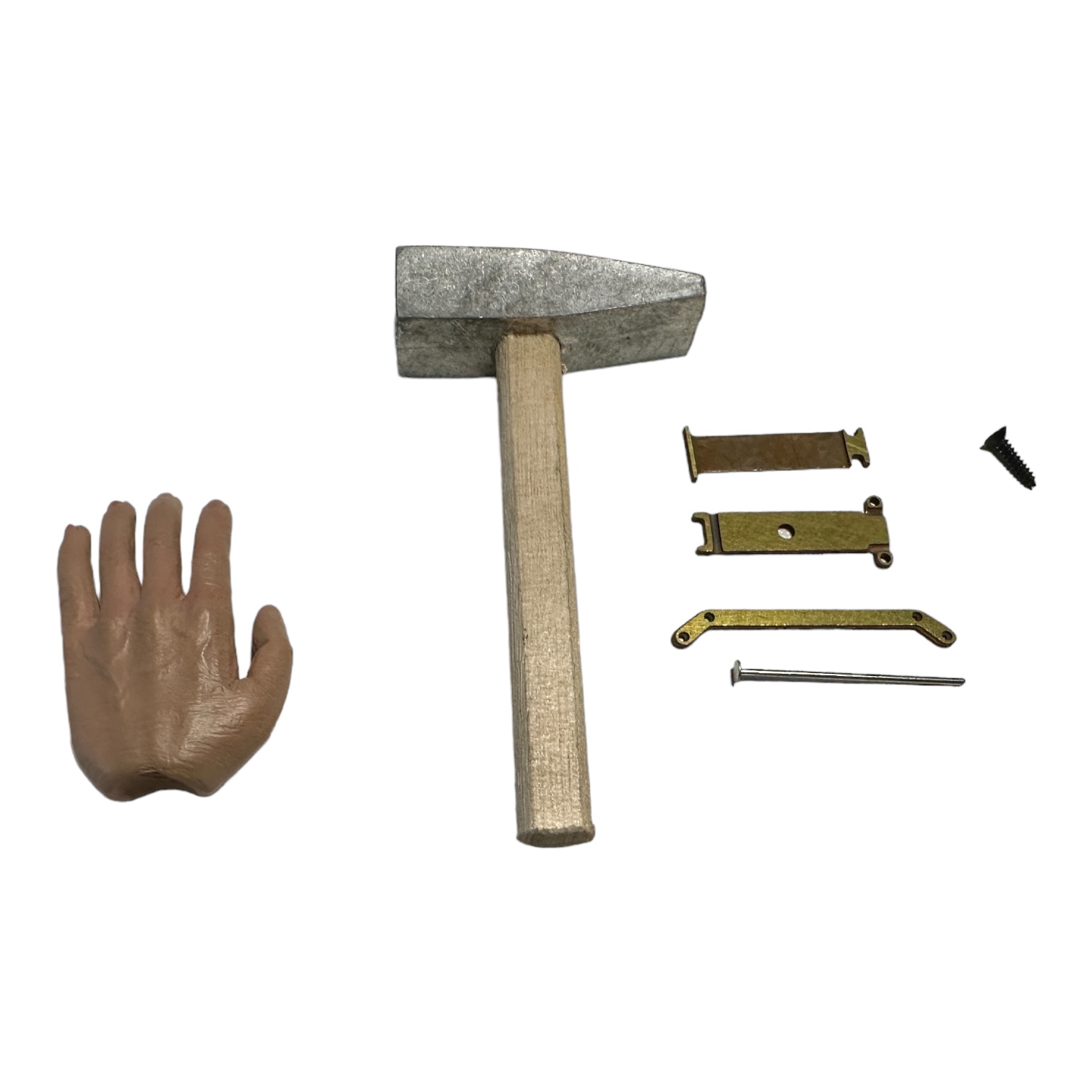 Artikelbild 2 des Artikels “1:6 Kleiner Hammer Metal Holz mit Halterung “