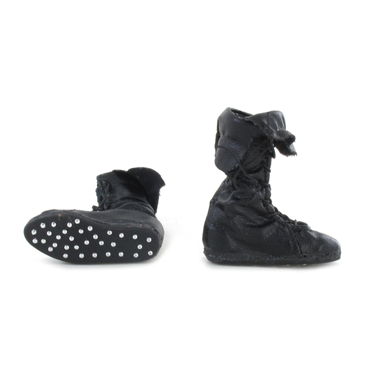  Artikelbild 2 des Artikels “Leather Calcei Boots (Black) 1:6 “