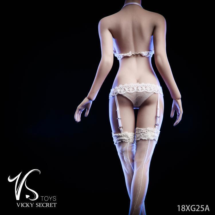  Product image 2 of the product “1/6 Female Lace Lingerie Set (white) ”
