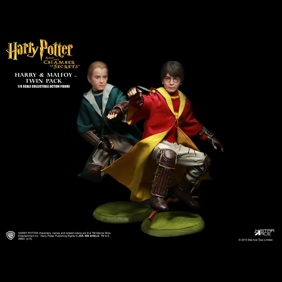  Product image 2 of the product “THE 1/6TH SCALE Harry Potter & Draco Malfoy (Quidditch Twin Pack) ”