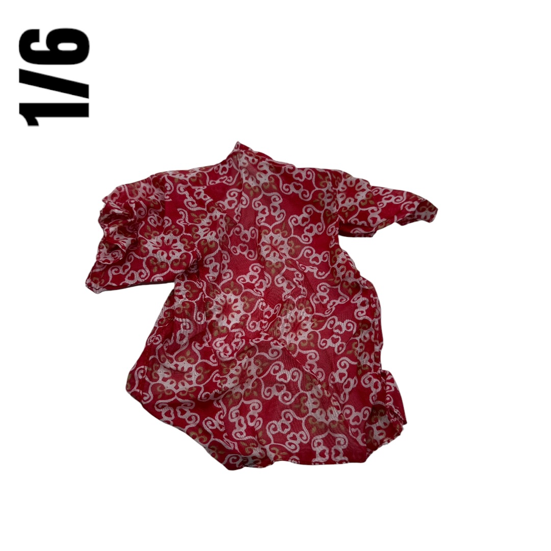  Product image 2 of the product “1/6 Scale Patterned Haori (Red) ”