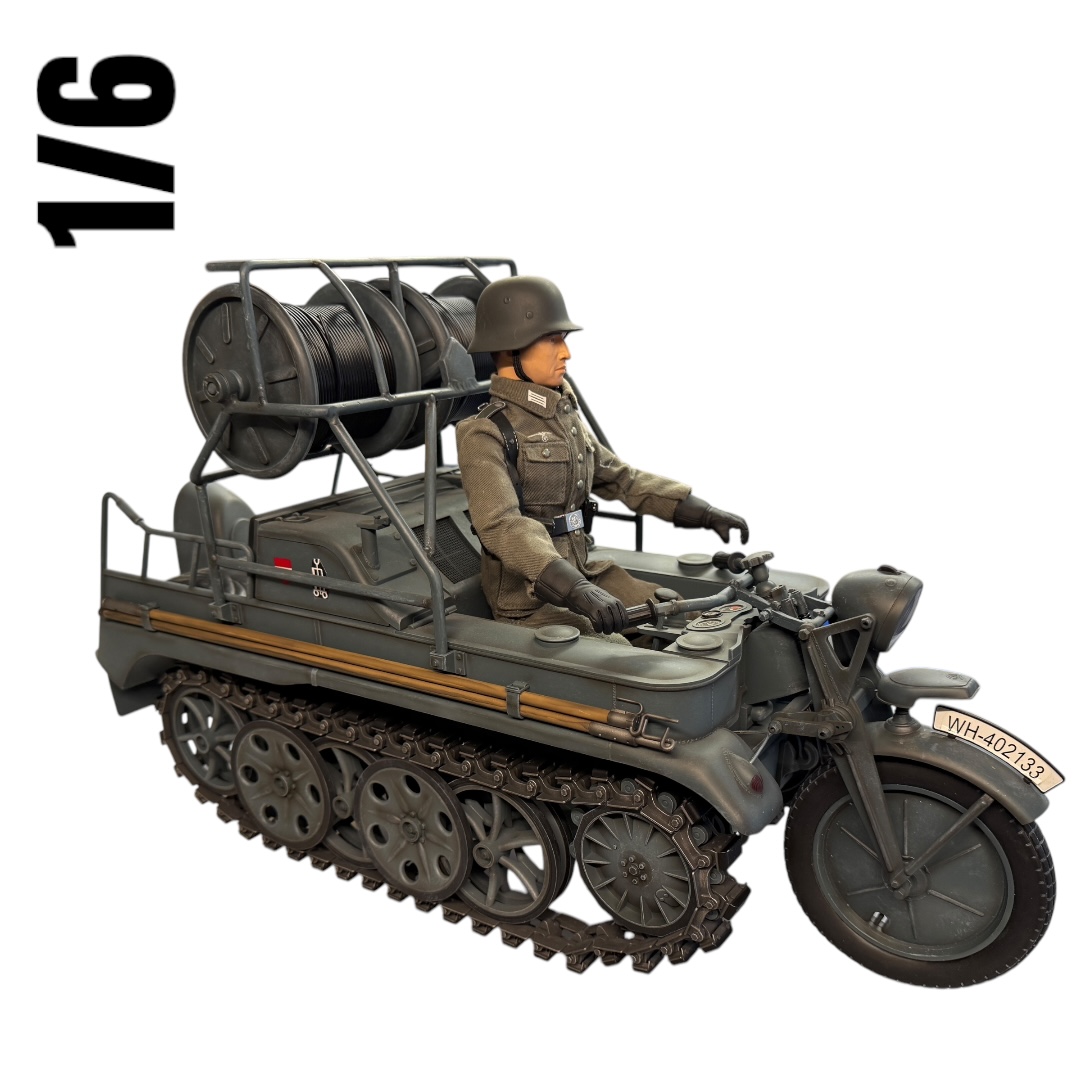  Artikelbild 2 des Artikels “Sd.Kfz.2 Kettenkrad mit Kabeltrommel  (ohne OVP) 1/6 “
