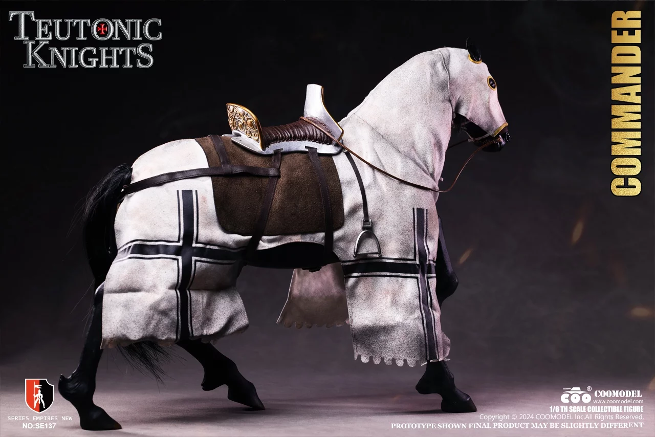  Product image 2 of the product “Crusader Warhorse Collectible Figure, 1/6 scale. ”