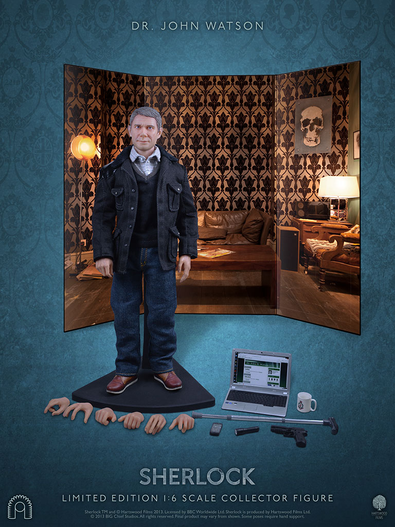  Artikelbild 2 des Artikels “Sherlock - Dr. John Watson Figure -1:6   30 cm “