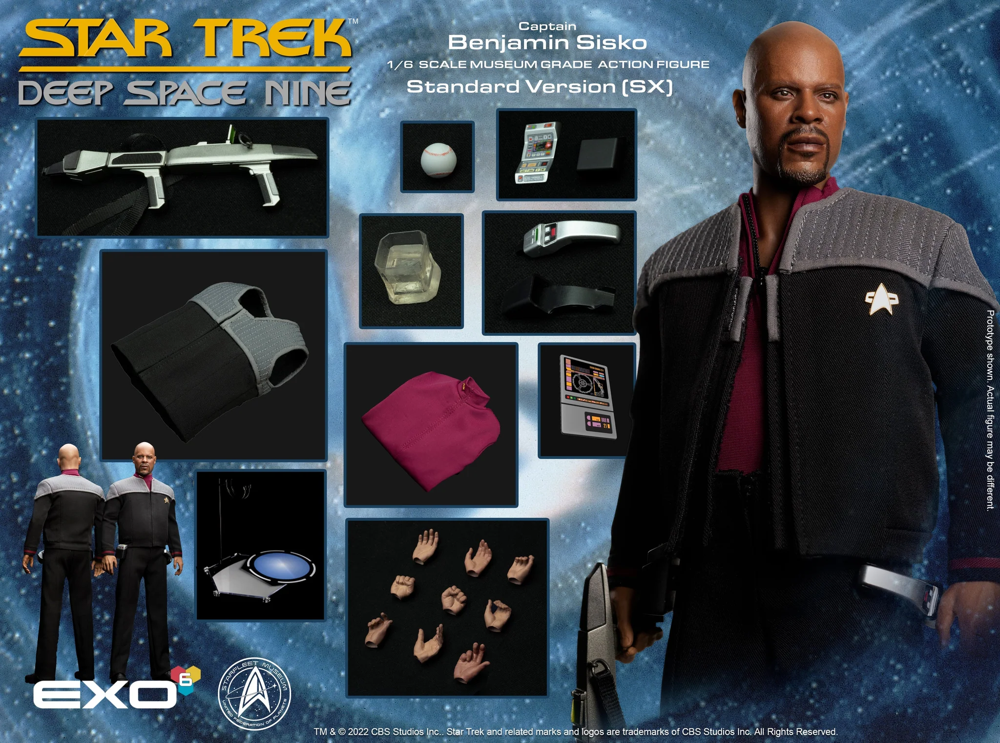  Product image 2 of the product “Captain Benjamin Sisko - SX Version - Star Trek ”