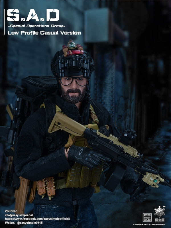  Product image 2 of the product “S.A.D Special Operations Group - Low Profile (Casual Version) 1/6 ”
