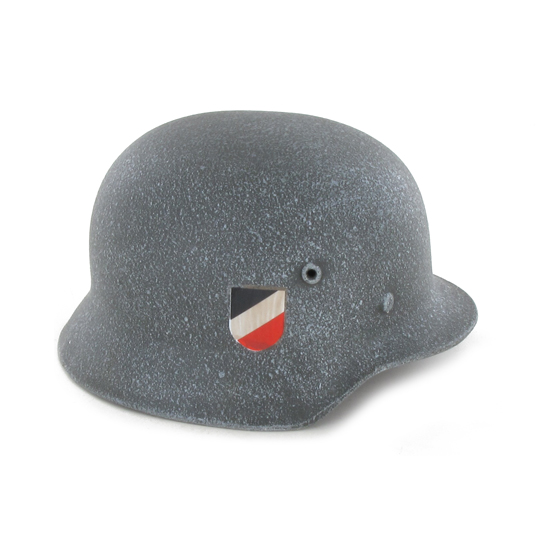  Artikelbild 2 des Artikels “Stahlhelm in Metal weisse Oberfläche (2 Abzeichen) “