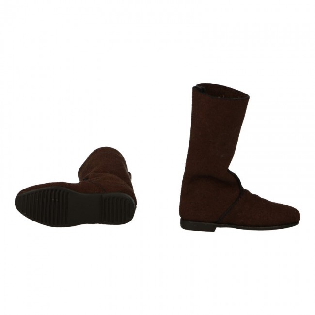  Product image 2 of the product “Suede Medieval Boots (Brown) 1/6 ”