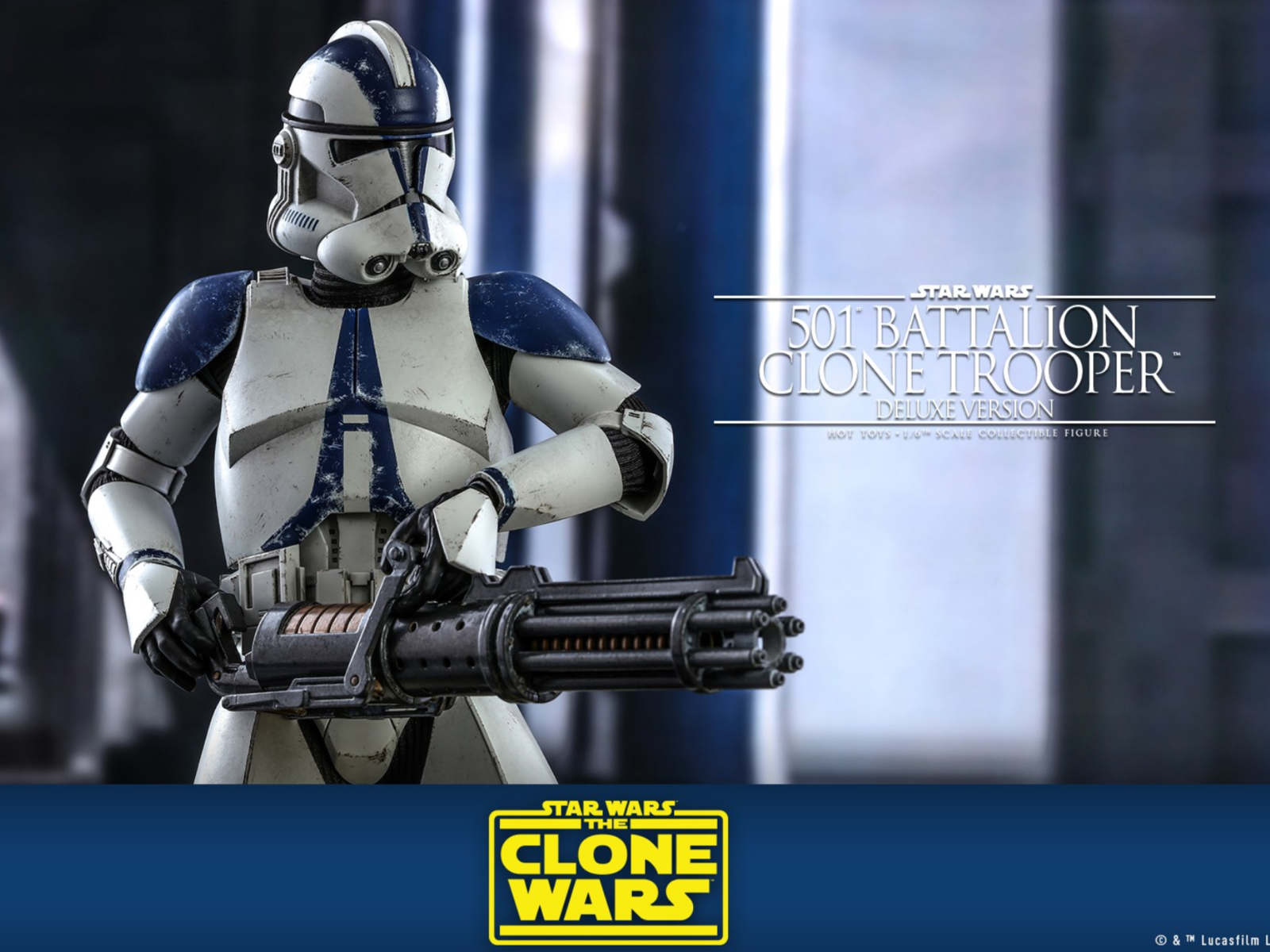  Product image 2 of the product “The Clone Wars 501st Battalion Clone Trooper Deluxe Version 1/6 Collectible Figure 30cm ”