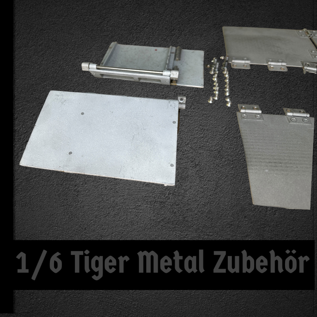  Artikelbild 2 des Artikels “Tiger 1 Kettenabdeckung  in Metal 1/6 VORNE “