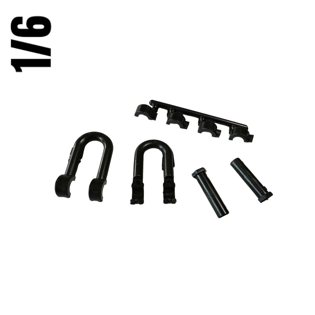  Product image 2 of the product “Set of German Tow Shakles in Plastik 1/6 ”