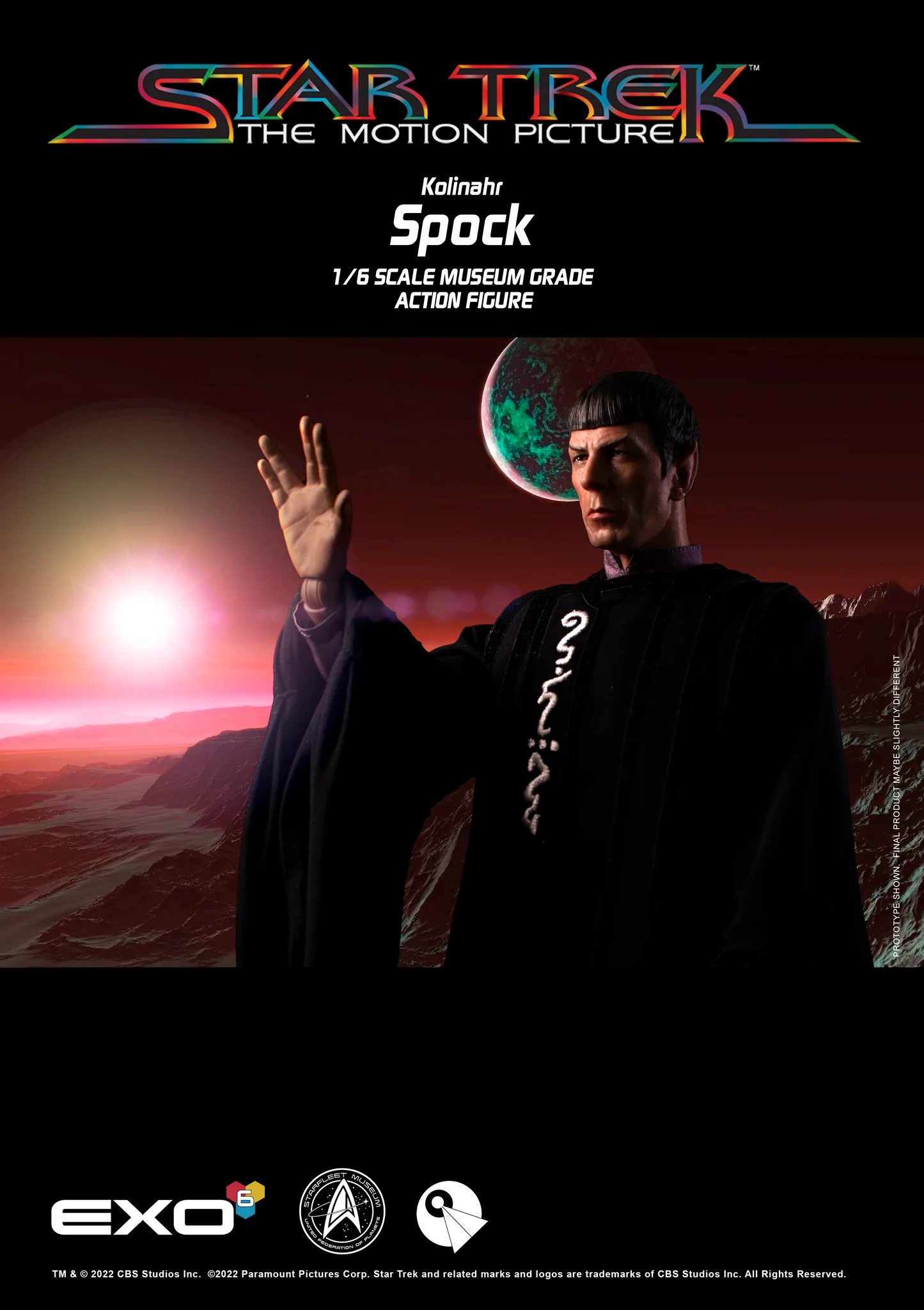  Product image 2 of the product “TMP Kolinahr  Spock Star Treck original Serie 1:6 scale ”