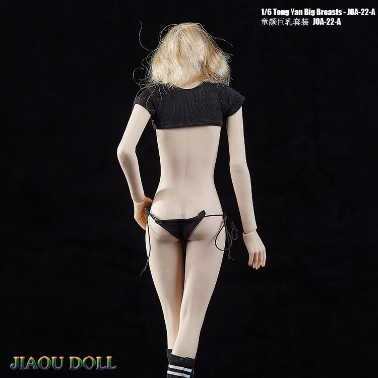  Product image 2 of the product “1/6Tong Big Breast Suit Set (Black) ”