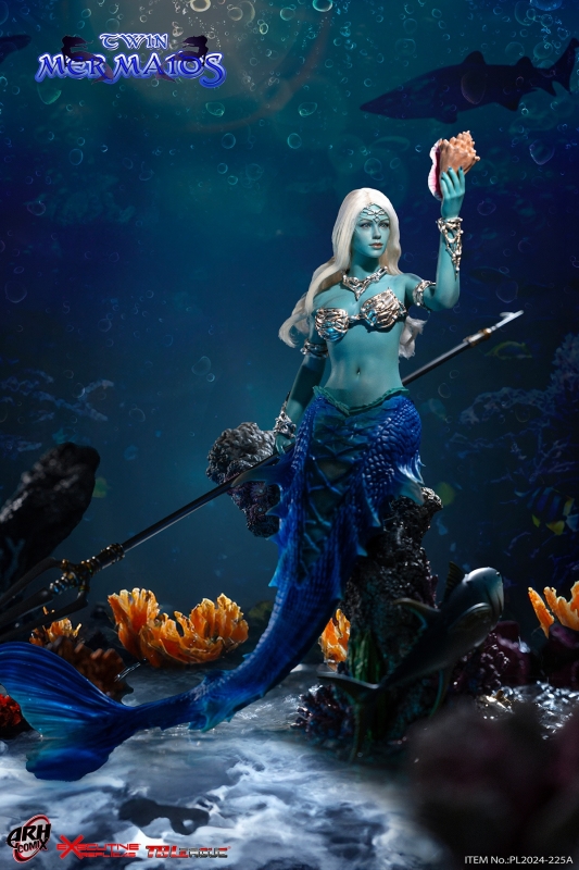  Artikelbild 2 des Artikels “Twin Mermaids - Sharleze (Blue Skin) 1/6 Scale Action Figure “