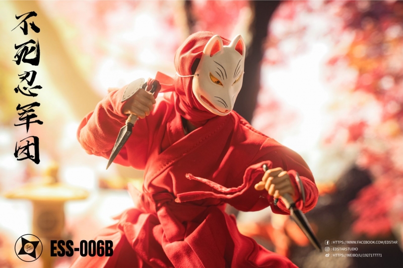  Artikelbild 2 des Artikels “Undead Ninja Army Clothes and Weapons Set (Red) 1:6 “