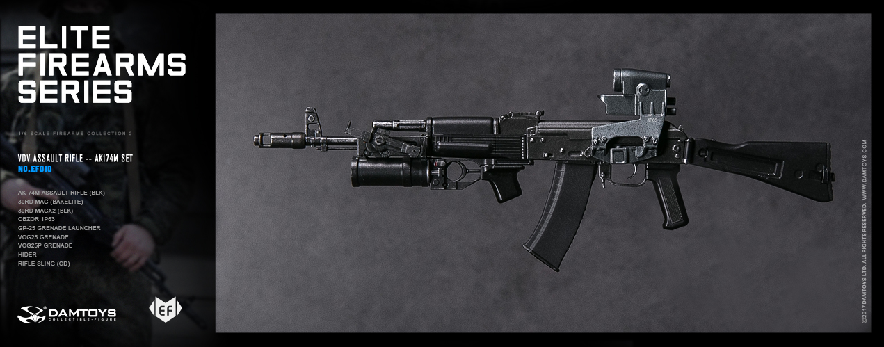  Product image 2 of the product “SPETSNAZ ASSAULT RIFLE Bakelit AK74M 1/6 ”
