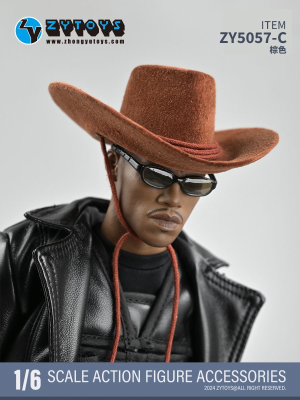  Artikelbild 2 des Artikels “Cowboy Hat flocked brown 1/6 “