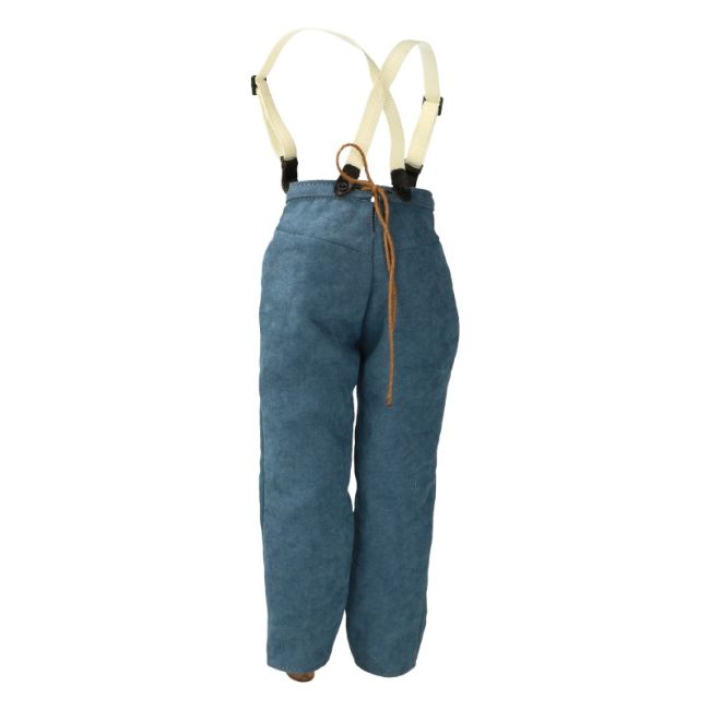  Product image 2 of the product “Velvet Pants with Suspenders (Blue) 1/6 ”